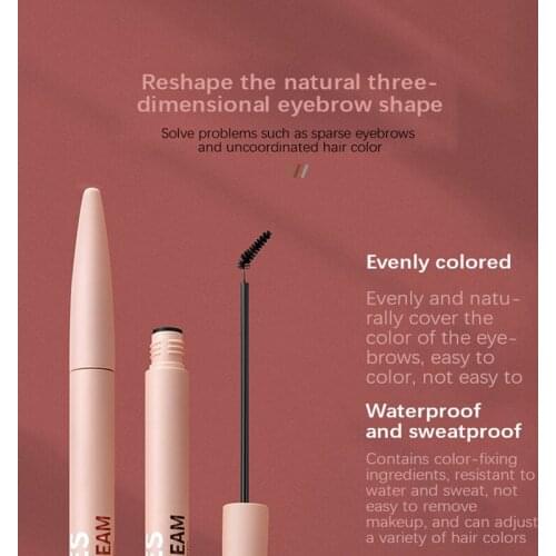 Royues 3 Colors Eyebrow Gel Brows Wax Waterproof Long Lasting 3D Feathery Wild Brow Styling Soap For Eyebrows Women Cosmetic