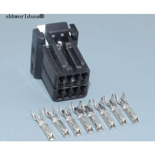 Shhworldsea 8 pin 1.2mm Automotive Connectors jacket 25022-8Y 8P plastic shell jacket plug connector 175964-2