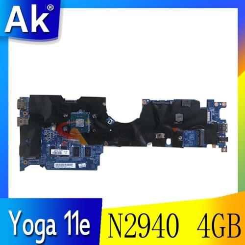 Thinkpad is suitable for Yoga 11e N2940 4GB notebook motherboard.FRU 00HT222 00HT221
