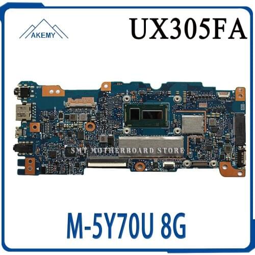 UX305FA motherboard M-5Y70U Processor 8 g Memory For Asus UX305F U305F UX305 Mainboard laptop UX305FA board UX305FA motherboard