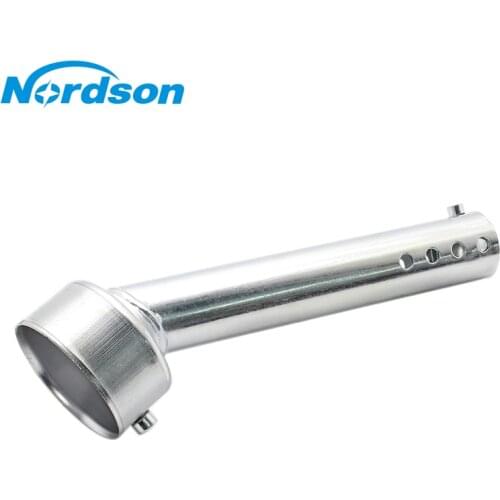 Nordson Motorcycle Exhaust Muffler DB Killer Silencer Baffle Removable 48mm Universal Chrome MB-TP088