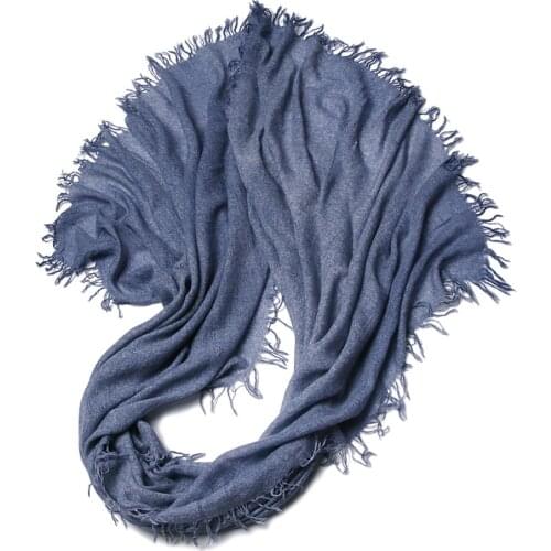 High grade large size 100% fine cashmere women fashion 4sides fringed big scarfs shawl pashmina 100x200cm fruits color