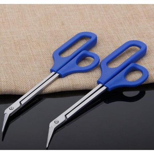 100pcs 20cm Long Reach Easy Grip Toe Nail Toenail Scissor Trimmer for disabled Cutter Clipper Pedicure Trim tool #50126