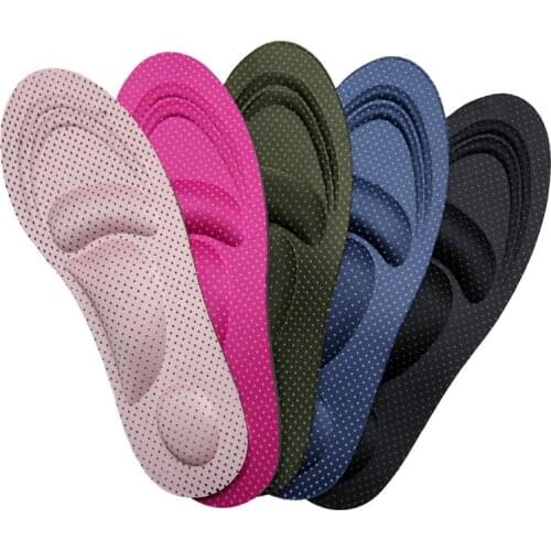 4D Orthotic Insoles Flat Feet Arch Support Memory Foam Plantillas Fascitis Shoe Pad Orthopedic Foot Insert Insole Pads 22.5-25CM