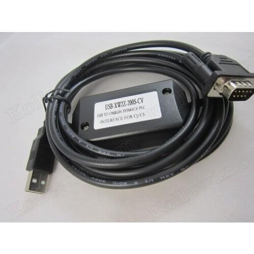 Free Shipping Compatible USB-XW2Z-200S-CV PLC Programming Cable, USBXW2Z200SCV for CS/CJ series PLC, Support WIn7, Win8
