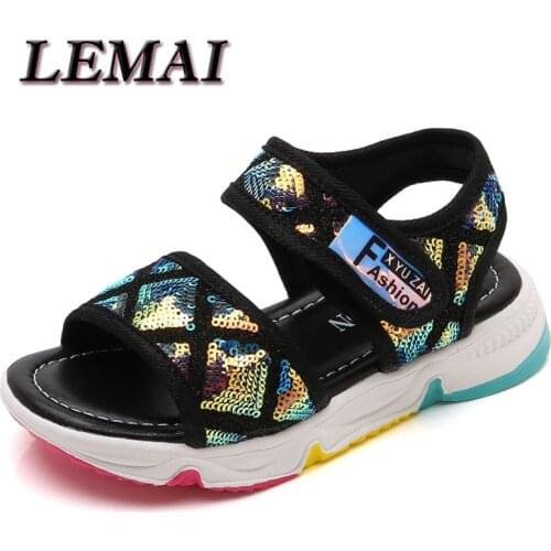 Kids Girls Sandals Children Cute Casual Sweet Princess Sandals Toddler Baby Student Flat Outdoor Swimming Beach Shoes Summer New