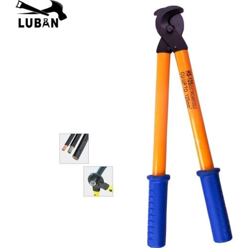 HS-125 125mm2 Max cutting Hand Cable Cutter Plier, Wire Cutter Plier, Hand Tool, not for cutting steel or steel wire