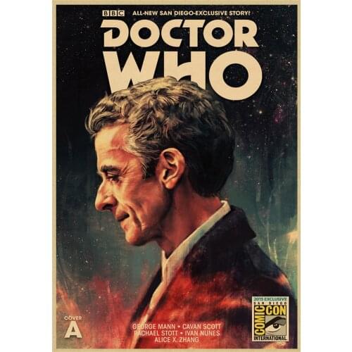 Classic Movie Doctor who Retro Art Decor Quality Canvas Painting Picture living room Home Decor Poster Cafe Bar Wall Decor