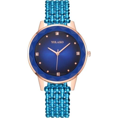 Fashion Women PVC Bead Belt Watch High Hardness Glass Dial 5 Colors Watches Ladies Quartz Bracelet Wristwatch