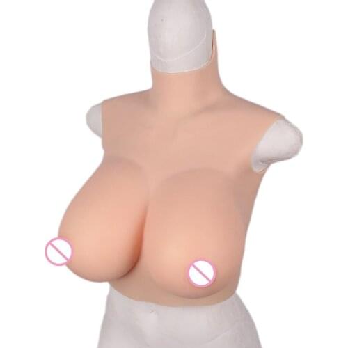 Drag Queen Breastplate For Crossdresser Breast Plate Silicone Breast Forms Fake Chest Shemale Tits Male To Female Boobs Linen Be