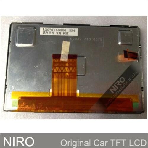 Niro DHL/EMS Shipping New Original Car Navigation LCD Display Screen LQ070Y5DG06 LCD Panel For Car Auto Spare Parts