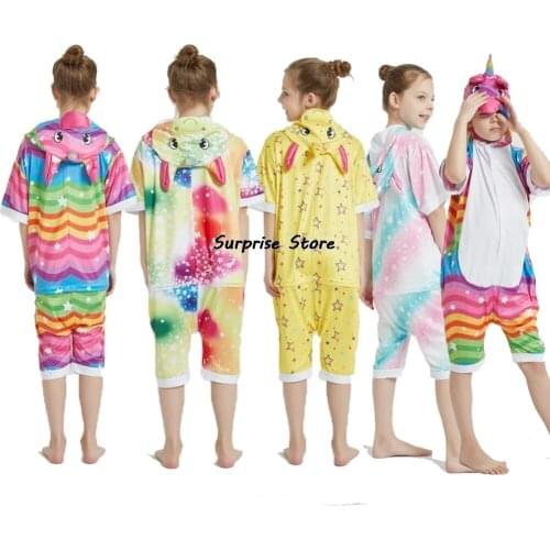 Family Matching Clothes One Piece Dad And Son Jumpsuits Mother&kids Homewear Sleepwear Unicorn Kigurumi Pijamas