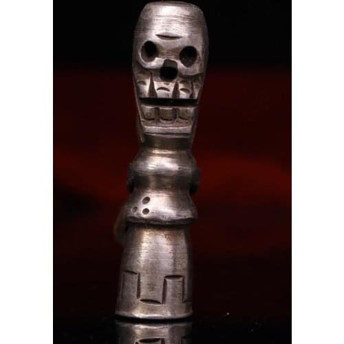 Tiantie pure hand knocking chisel engraved seal seal skull amulet pendant Vajra Phurpa Dagger pendant