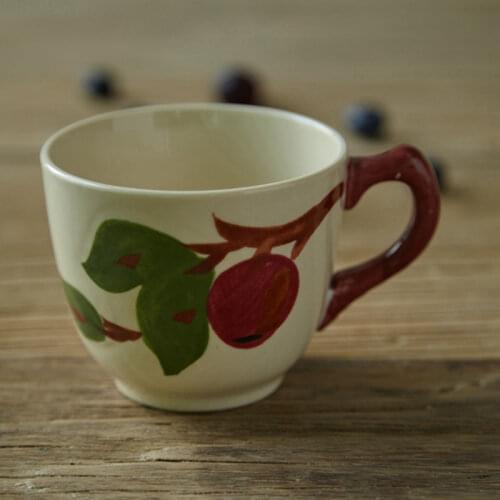 Creative Coffee Cup European Flower Bone China Tea Cups Set with Handle White Porcelain Kubek Na Kawe Home Container LL50CC