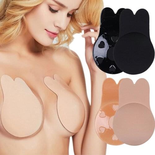 Body Invisible Nipple Cover Seamless Breast Lift Up Boob Tape Strapless Silicone Sticky Bra Sexy Hot Selling Comfort Prom