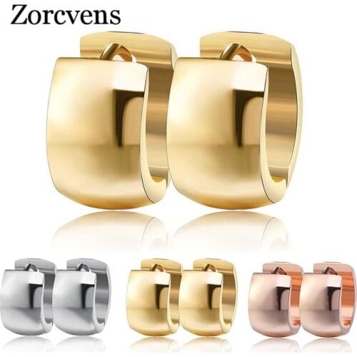 Modyle 2020 Brand Unique Fashion Female Jewelry Punk Rock Silver Color Gold Color Small Circle Hoop Earrings for Women Jewelry