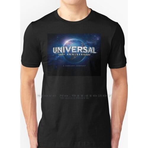 Universal Pictures Original Logo T Shirt 100% Pure Cotton Universal Pictures 100th Anniversary Paramount Pictures Logo