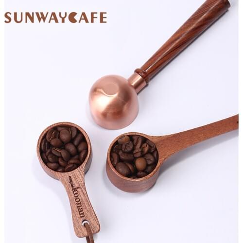 1Pcs Natural Wood Coffee beans Spoons Scoop For Coffee Tea Small Sugar Salt Flatware Wood Spoons Tools Kitchen Supplies