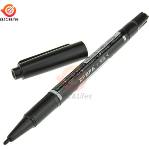 10Pcs CCL PCB Board Repair Tool Pen Red/Blue/Black Circuit Board Ink Marker Pen For DIY Repair CCL Printed Circuit Diagram