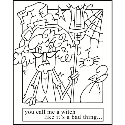 10x8 You call me a witch Transparent Clear Rubber Stamp Sheet Cling Scrapbooking Photo Album PaperCard DIY Craft