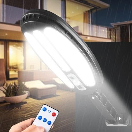 138 cob Solar Light Outdoor Solar Lamp Powered Sunlight Waterproof PIR Motion Sensor Street Light for Garden Decoration