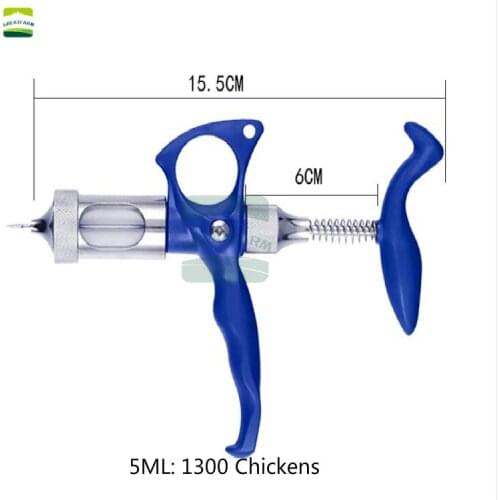 2ml/3ml/5ml single needle chicken pox vaccine thorn immunization special syringe chicken syringe inoculator Stainless steel