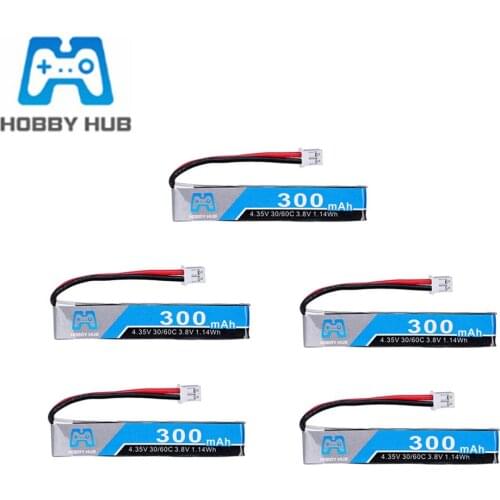 3.8V 300mAh 30/60C 1S HV 4.35V Lipo Battery PH2.0 Plug for Snapper6/7/8 UK65 RC Drone Accessories Spare Parts
