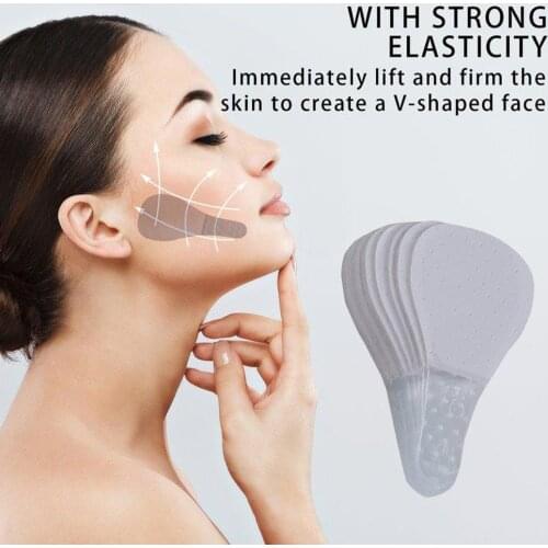 40Pcs/Set Invisible Thin Face Stickers V-Shape Face Line Wrinkle Sagging Skin Neck Lifting Up Fast Chin Adhesive Tape