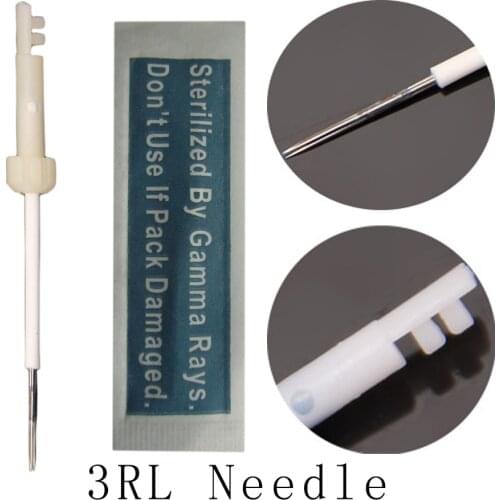 50Pcs 3R Lip Tattoo Needle Singal Package Tattoo Needle For Dragon Machine For Permanent Makeup