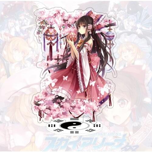 Anime large 15 cm high Touhou Project Project Shrine Maiden Stand Plate Model