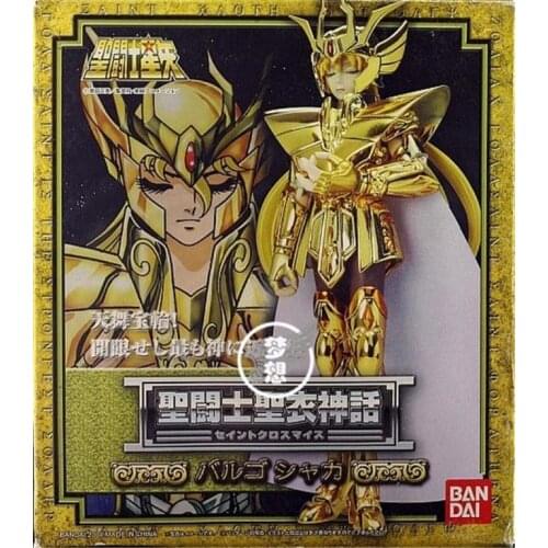 Bandai Saint Seiya Myth Cloth 1.0 Old version Gold Shaka virgo Metal Armor Action Figures Collection Model Toys