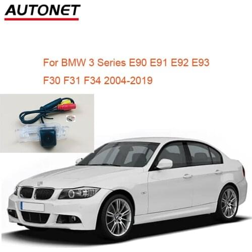 Autonet HD1280*720 Rear View Camera For BMW 3 Series E90 E91 E92 E93 F30 F31 F34 2004-2019 license plate camera/reverse camera