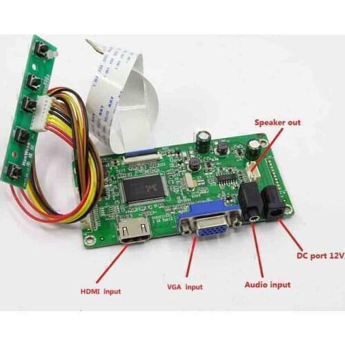 Driver board kit for NT156WHM-N12 HDMI + VGA LCD LED LVDS EDP Controller Board