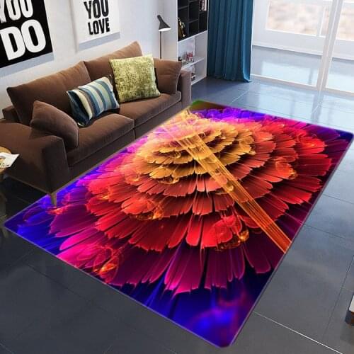 Nordic beautiful floral carpet living room bedroom bedside area rug colorful fish skull carpet soft parlor home Decor floor mat