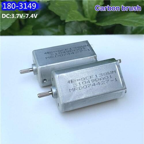 Mini 180 Motor DC 3.7V-7.4V 6V 24000RPM High Speed Carbon Brush Large Torque For Electric DIY Toys Sphygmomanometer Shaver Motor