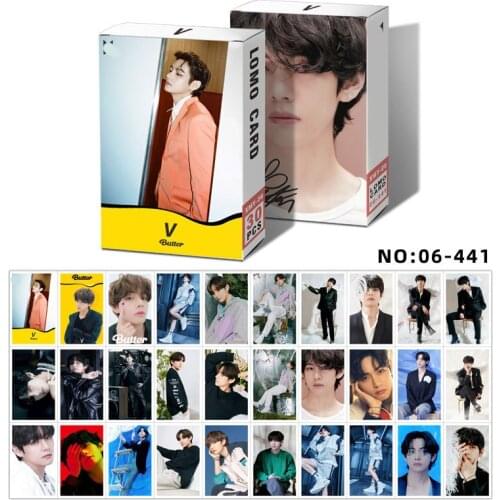 NEW KPOP South Korean Groups Bangtan Boys Album Poster Lomo Cards Butter Map of The Soul on:e Collection Card Photocard Gift