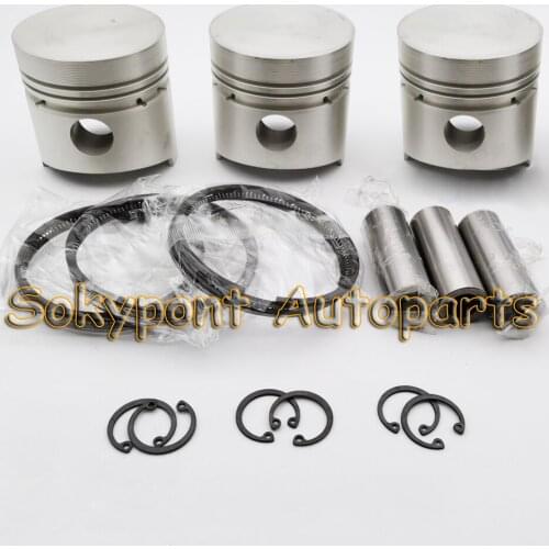 New STD 3T84 Cylinder Piston And Piston Ring Kit For Yan-mar YM Excavator Engine