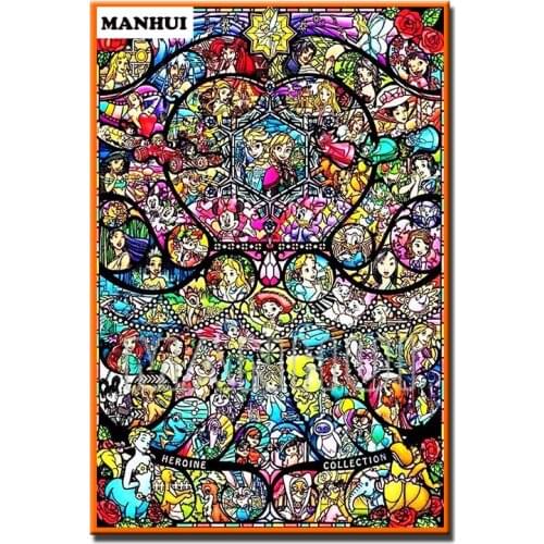 NEW Cartoon picture Diamond Embroidery DIY Needlework Diamond Painting Cross Stitch Rhinestones Painting Home Decor MH283