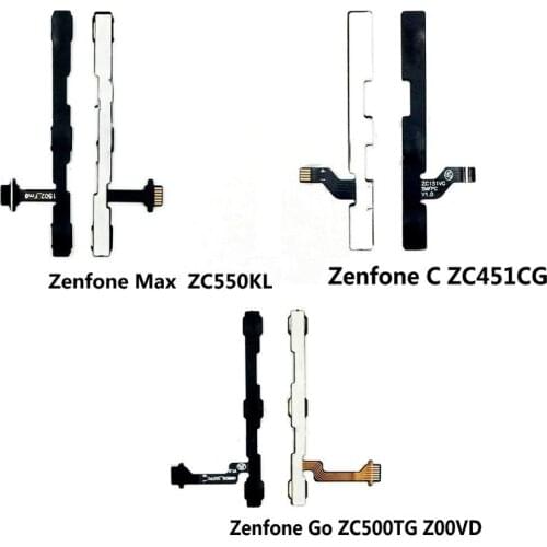Genuine Power volume Button Flex cable For Asus Zenfone Max ZC550KL Go ZC500TG Z00VD ZF C ZC451CG