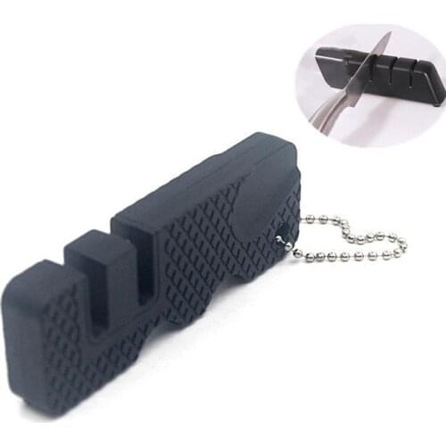 Mini Portable 2 Stages Professional Knife Sharpener Stainless Tool Kitchen Tool Accessories Outdoors