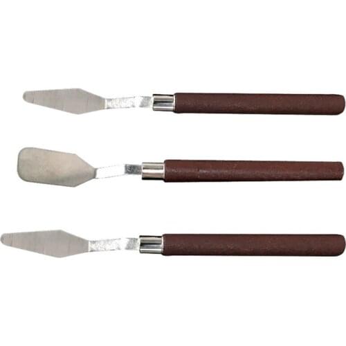 Professional Stainless Steel Artist Painting Palette Knife Kit Spatula Paint Art Craft Clay Tools Drawing Kit