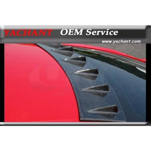 Car-Styling Carbon Fiber Rear Spoiler Wing Fit For 2008-2015 R35 GTR CBA DBA Charge Speed Style VTX Generator