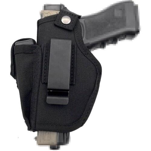 Tactical Universal Gun Holster Left Right Hand Gun Accessories Nylon Holster Pouch Military Airsoft Hunting Pistol Case