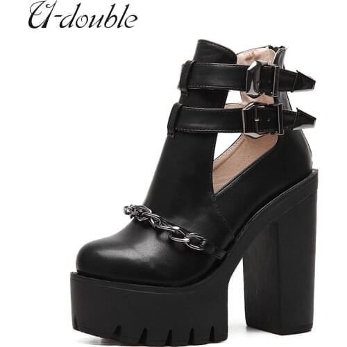 U-DOUBLE Women's Ankle Boots