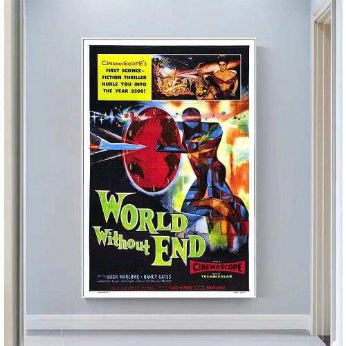 V0913 World Without End Vintage Classic Movie Wall Silk Cloth HD Poster Art Home Decoration Gift
