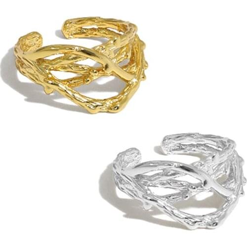 Statement Earrings Gift For Women 925 Sterling Silver Clip Earring Trendy Irregular Gold Earings Party Personalized Fine Jewelry