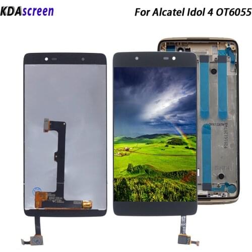 For Alcatel Idol 4 OT6055 Display Screen LCD Display Touch Screen Digitizer Assembly For Alcatel Idol 4 OT6055 6055P 6055K