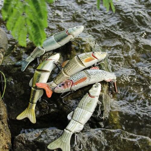 1pcs Jointed Wobbler Fishing 16CM 41G Minnow Artificial Bait Multi-section Fish Biocnic Bass Pike Fishing Accessories Tackle