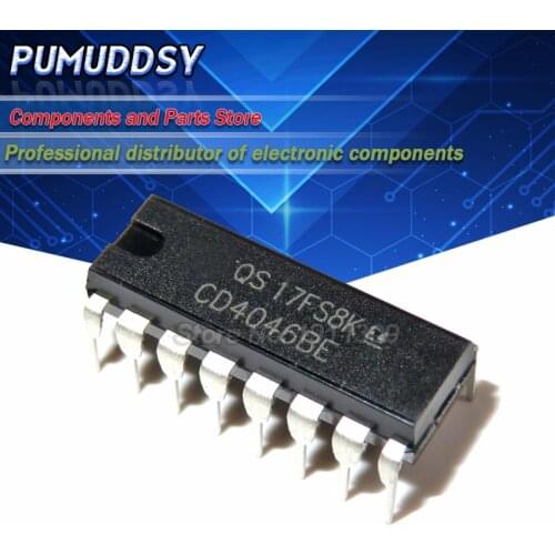 10PCS CD4046BE DIP16 CD4046 DIP 4046BE DIP-16 new and IC