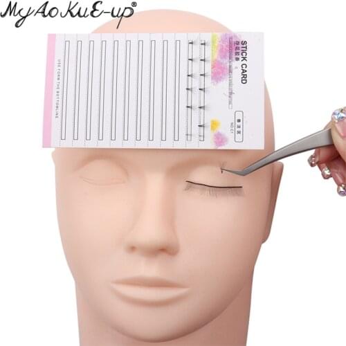 10 pcs Eyelash Glue Gasket For Eyelash Extension Glue Holder & Tape Eyelashes Adhesive Pallet Paste Glue Save Eyelash Holder